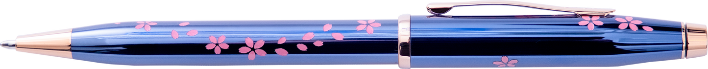 Century® II Cherry Blossom Translucent Blue Lacquer Ballpoint Pen