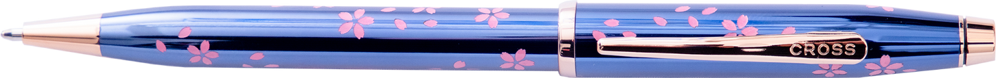 Century® II Cherry Blossom Translucent Blue Lacquer Ballpoint Pen