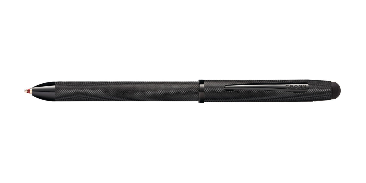 Tech3+™ Brushed Black PVD Multifunction Pen