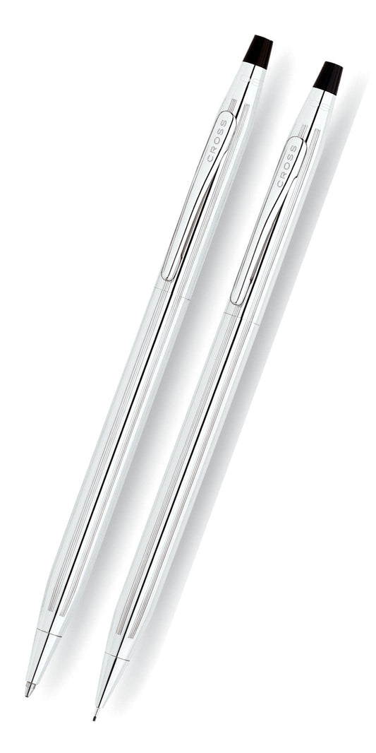 Classic Century® Lustrous Chrome Pen and Pencil Set