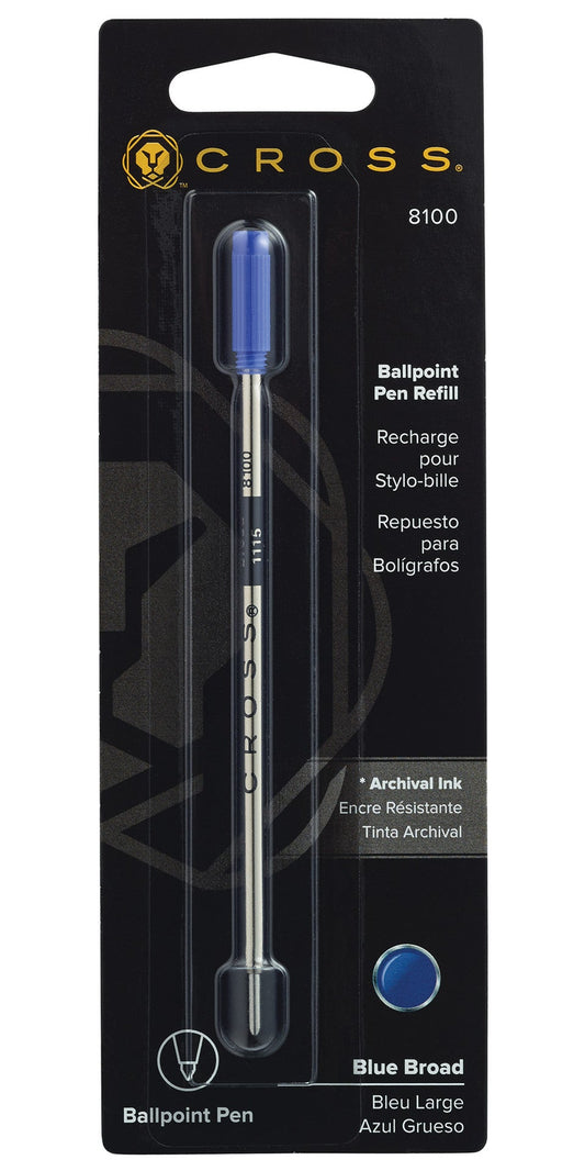 Ballpoint Pen Refill - Blue - Broad - Single Pack