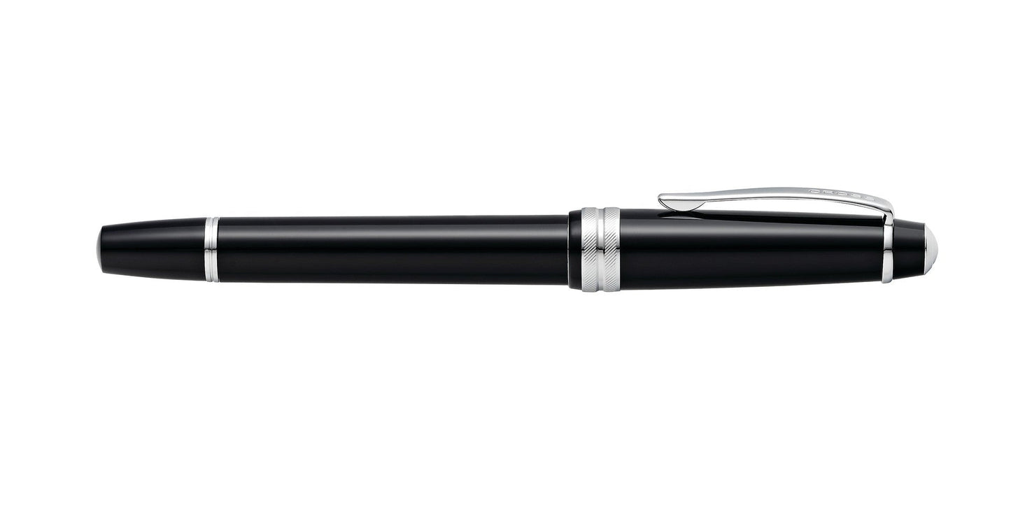 Bailey Light™ Polished Black Resin Medium Nib Fountain Pen